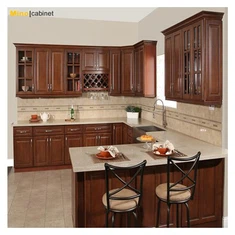 液体キャビネットの固体木材